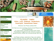 Tablet Screenshot of pflanzen-samen.eu